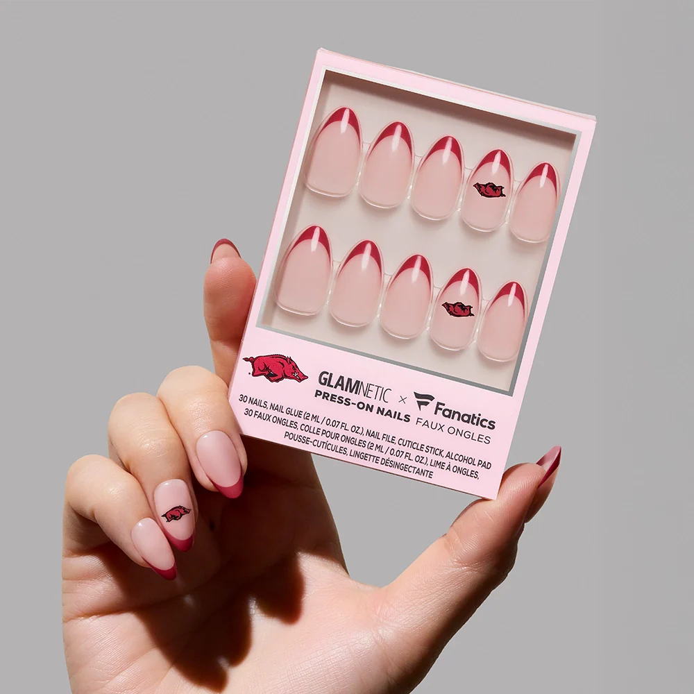 Arkansas Razorbacks Press-On Nail Set - Image 2